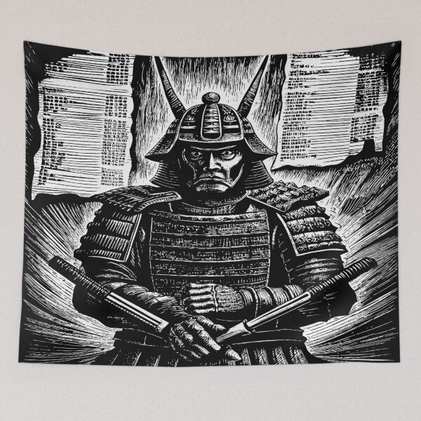 Item preview, The Resolute Samurai designed and sold by AgarutanPrint.