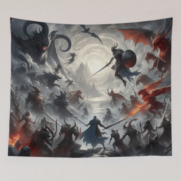 Item preview, Epic Battle of Dark Fantasy designed and sold by PrayMerch.
