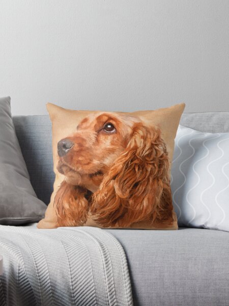 Item preview, English Cocker Spaniel Dog Digital Art designed and sold by k9printart.