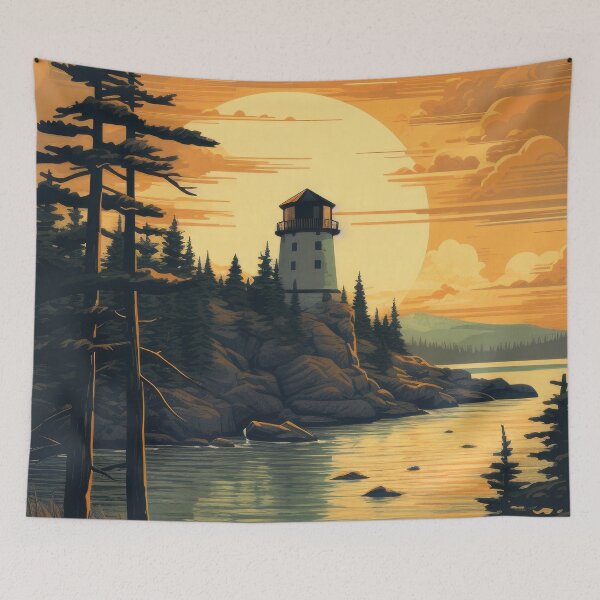 Artikelvorschau, Isle Royale Sunset Nationalpark entworfen und verkauft von WanderlustArtsy.