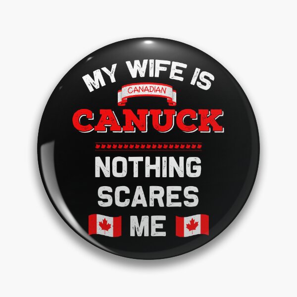Item preview, My Wife is Canadian Canuck Country Canada Roots Flag designed and sold by Blok45.