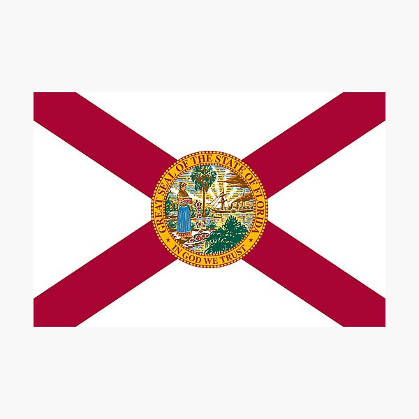 Item preview, Flag of Florida designed and sold by MadeInR.