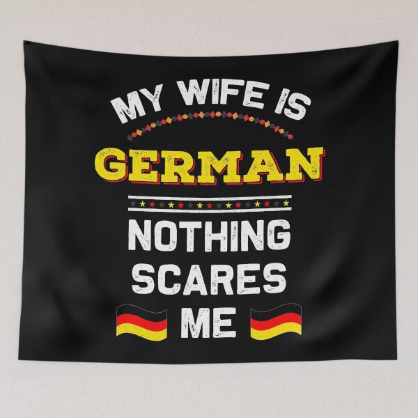 Item preview, My Wife is German Alemania Republic Germany Roots Flag designed and sold by Blok45.