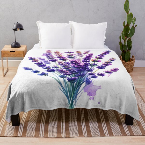 Item preview, Watercolor Lavender Sprigs designed and sold by InsanseCreation.