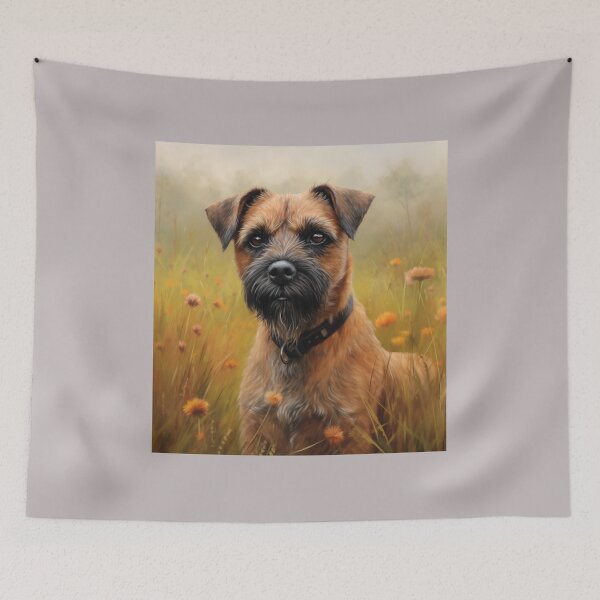 Item preview, Border Terrier Portrait designed and sold by Samuelsboro.