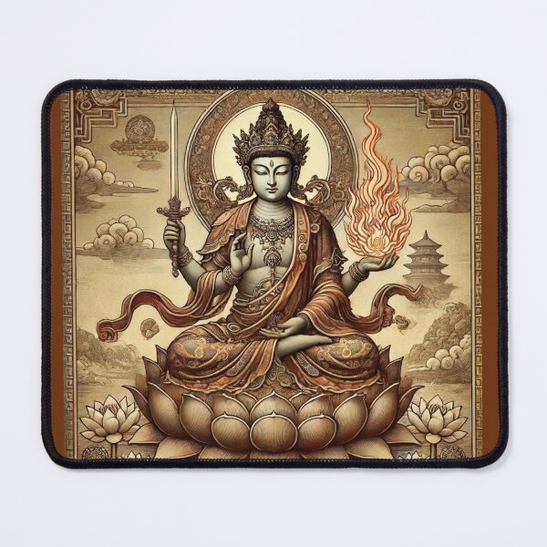 Artikelvorschau, Manjushri, die buddhistische Gottheit der Weisheit entworfen und verkauft von ExquisiteIndigo.