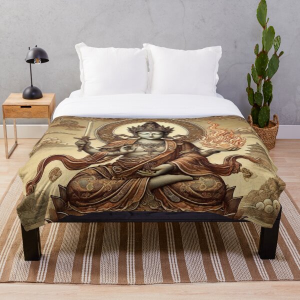 Item preview, Manjushri, the Buddhist Deity of Wisdom designed and sold by ExquisiteIndigo.