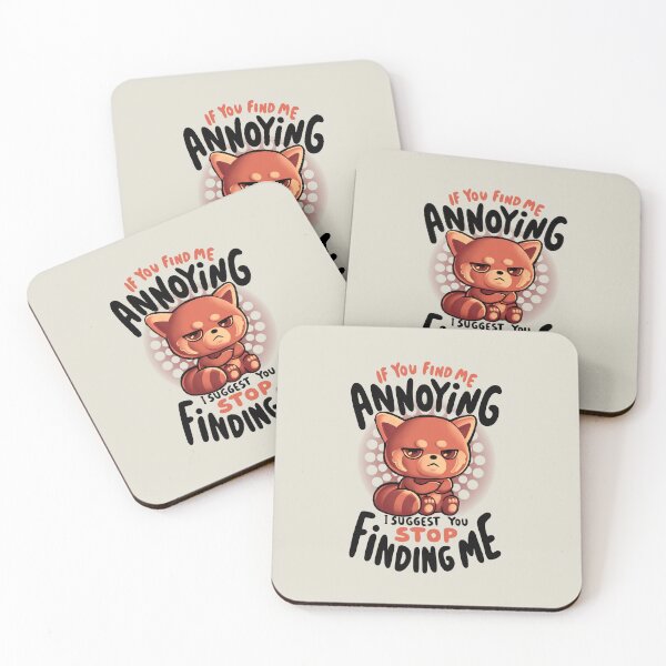 Item preview, Stop Finding Me - Sarcasm Funny Cute Angry Red Panda Gift designed and sold by EduEly.