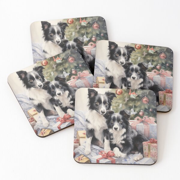 Item preview, Christmas Border Collie Puppies designed and sold by Samuelsboro.