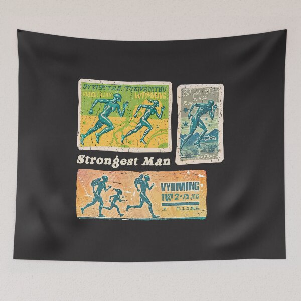 Item preview, Retro Aerospace Triathlete Alien Runner Champ Biking Competitive Sports designed and sold by FociCreate.
