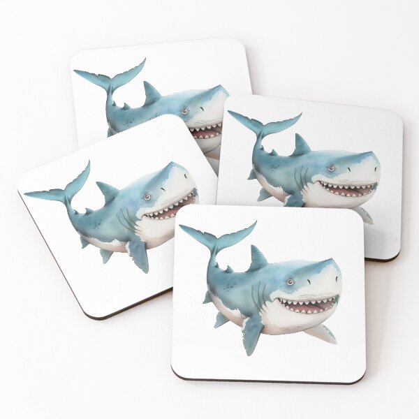 Item preview, Smiling Fins and Ocean Grins: Adorable Shark Art that Warms the Heart designed and sold by Getter& Better.