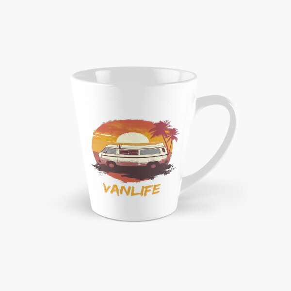 Item preview, Vanlife Sunset- Retro RV on the Beach designed and sold by Maciej  Strzelczyk.