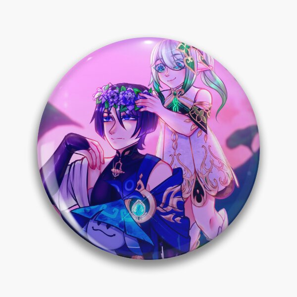 Item preview, Wanderer and Nahida designed and sold by viaellemoondust.