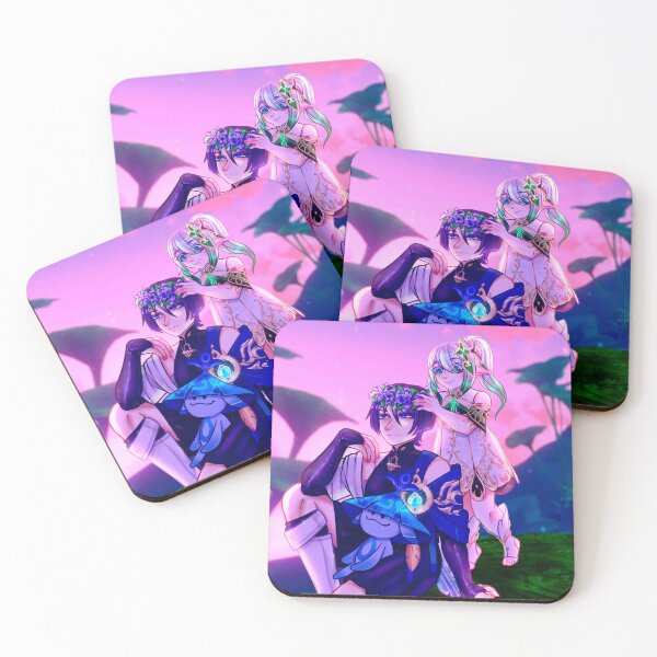 Item preview, Wanderer and Nahida designed and sold by viaellemoondust.