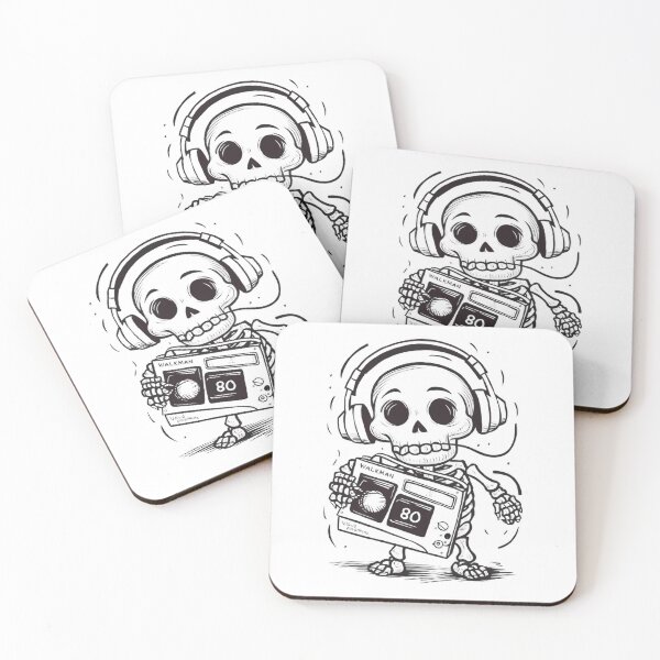 Item preview, love music skull for ever t shirt, 80's , music lover t shirt, best cool t shirt, gift music stuff designed and sold by beyond-canvas.