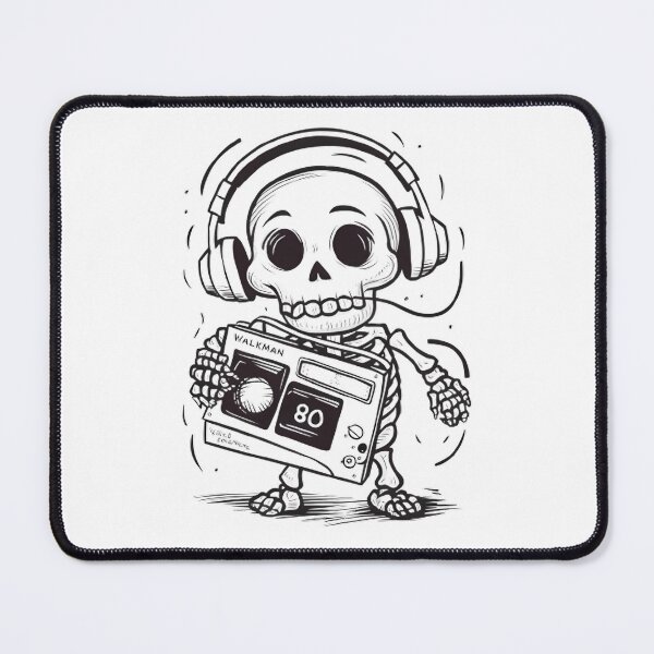Item preview, love music skull for ever t shirt, 80's , music lover t shirt, best cool t shirt, gift music stuff designed and sold by beyond-canvas.