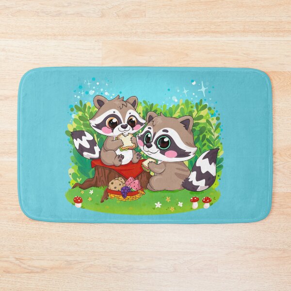 Item preview, Secret Raccoon Picnic Party designed and sold by CherryPinkArt.