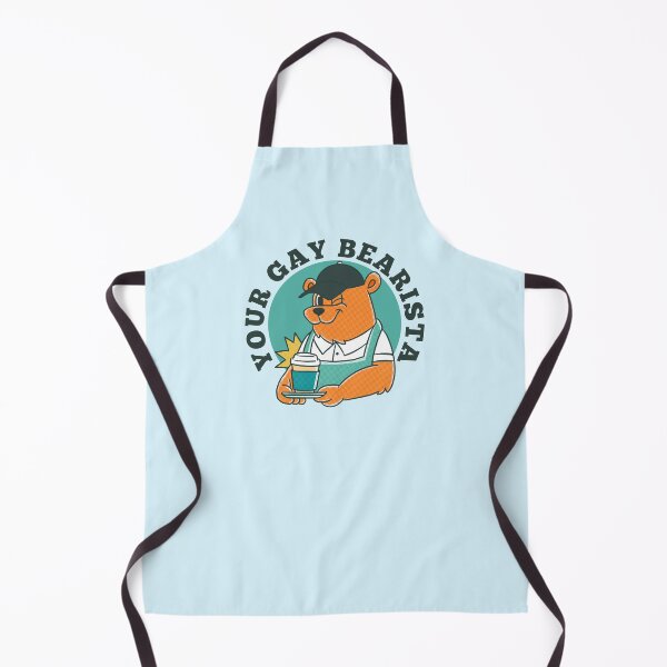 Item preview, Gay Barista Lesbian Barista - Gay Bearista - Puns designed and sold by LP.