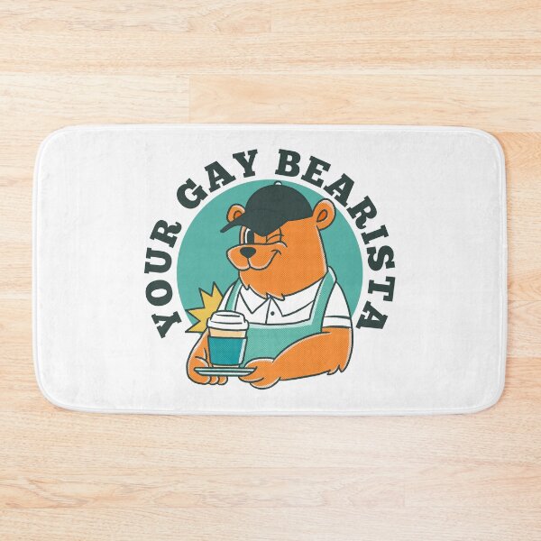 Item preview, Gay Barista Lesbian Barista - Gay Bearista - Puns designed and sold by LP.