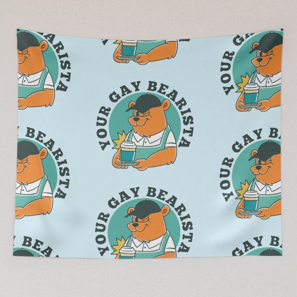 Item preview, Barista gay Barista lesbiana - Bearista gay - Juegos de palabras designed and sold by LP.