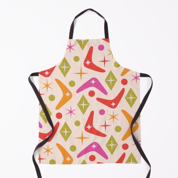 Item preview,  Mid Century Boomerang with Colorful Starbursts and Diamonds Pattern  designed and sold by Yasminepatterns .