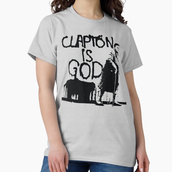 Aperçu de l'œuvre Clapton est Dieu créée et vendue par Fanverse Merchandise.