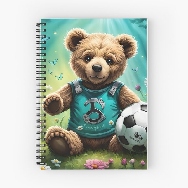 Artikelvorschau, Teddy möchte Fußball spielen entworfen und verkauft von dedoma.