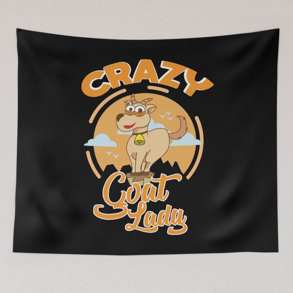 Item preview, Crazy Goat Lady designed and sold by Kieran Abbott.