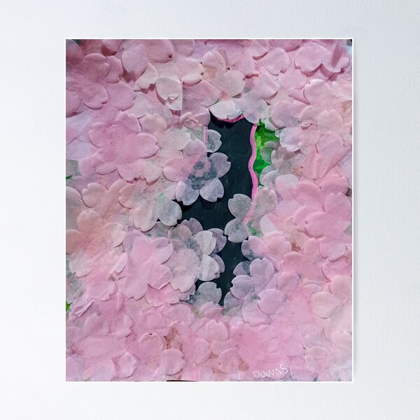 Item preview, A Cat is Hiding in the Blossoms! designed and sold by dawnsm.