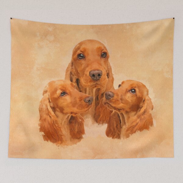 Item preview, English Cocker Spaniel Collage designed and sold by k9printart.