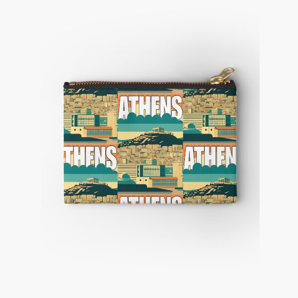 Item preview, Athens, Greece Skyline Illustration Travel Art designed and sold by jessephotoart.
