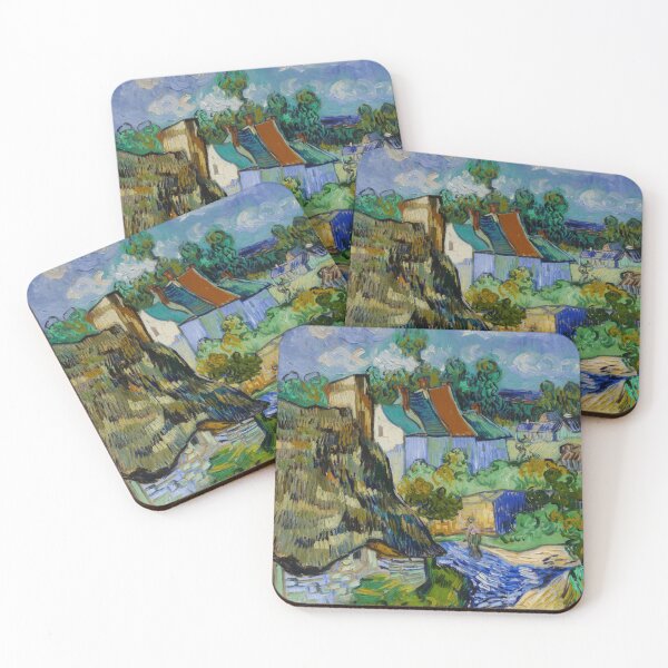 Item preview, Van Gogh - Houses in Auvers designed and sold by MyTutina.