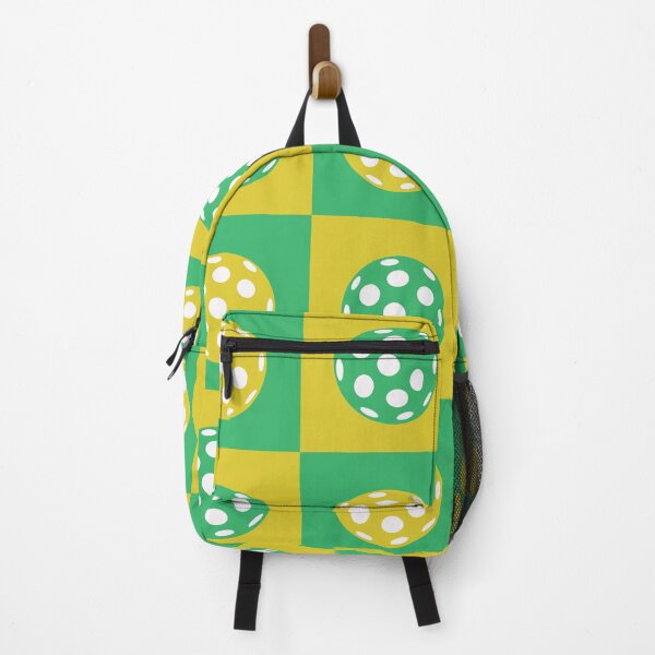 Item preview, Checkered Green and Yellow Sports Balls Pattern designed and sold by Yasminepatterns .