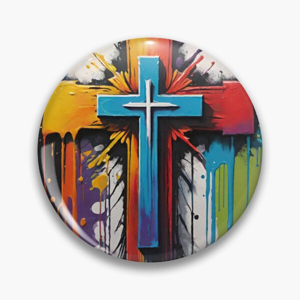 Item preview, cross, crucifixion, amulet, drawing, art, ink designed and sold by DonnaBlankaArt.
