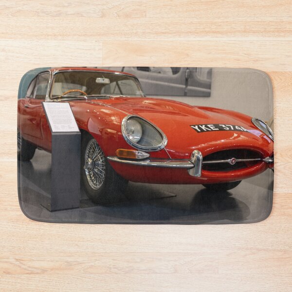 Item preview, Classic Red Jaguar E-Type in the British Motor Museum designed and sold by ast-photography.