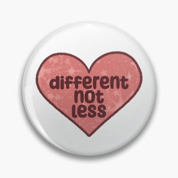 Item preview, different not less neurodivergent hidden disability autism adhd pride designed and sold by Aria Monique.