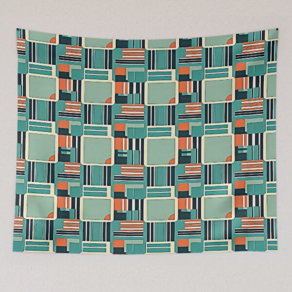 Item preview, Mid Century Modern Retro Pattern Design designed and sold by jessephotoart.