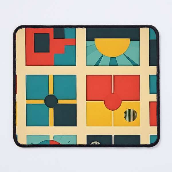 Item preview, Mid Century Modern Pattern Shapes Design designed and sold by jessephotoart.