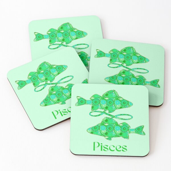 Item preview, Zodiac Sign for Pisces in Seafoam Green designed and sold by Marymarice.