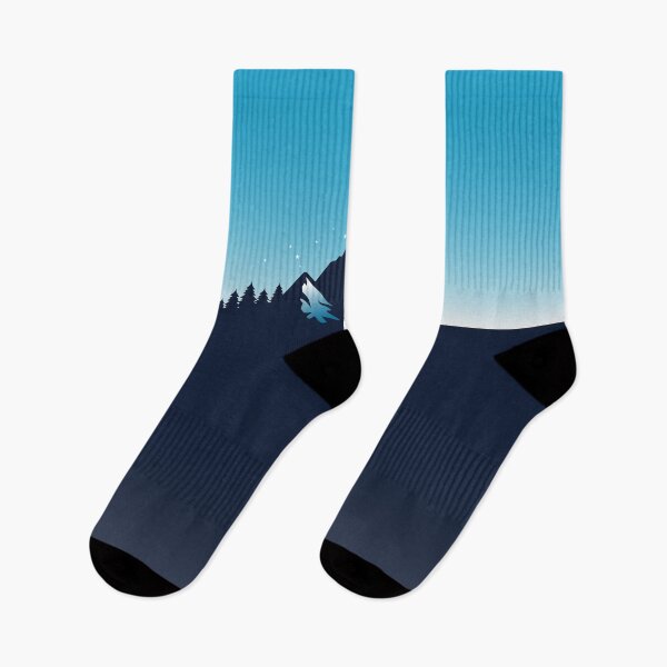 Item preview, Outdoors Night Mountain Blue designed and sold by MONOApparel.