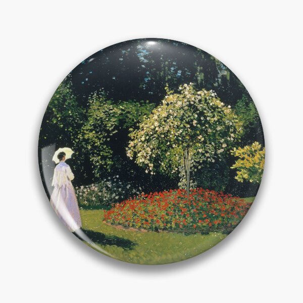 Item preview, Woman in the Garden (Jeanne-Marguerite Lecadre in Garden) Claude Monet Painting designed and sold by ArtUnova.