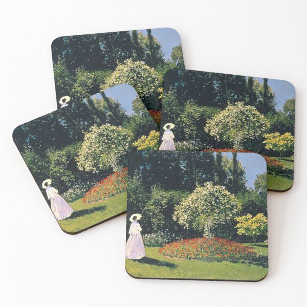 Item preview, Woman in the Garden (Jeanne-Marguerite Lecadre in Garden) Claude Monet Painting designed and sold by ArtUnova.
