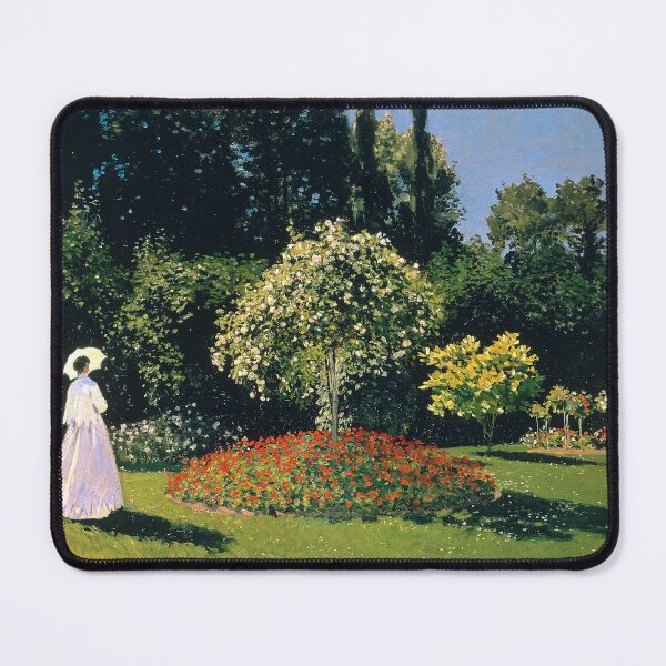 Item preview, Woman in the Garden (Jeanne-Marguerite Lecadre in Garden) Claude Monet Painting designed and sold by ArtUnova.