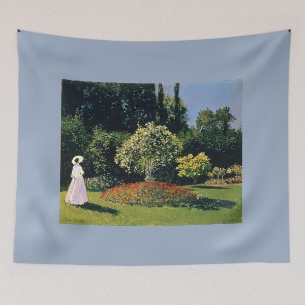 Item preview, Woman in the Garden (Jeanne-Marguerite Lecadre in Garden) Claude Monet Painting designed and sold by ArtUnova.