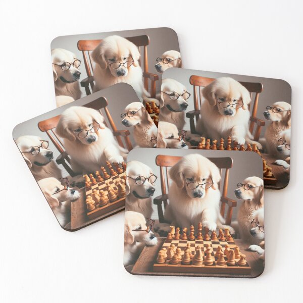 Item preview, Great dog play chess with friends  designed and sold by Graphic  Grove.