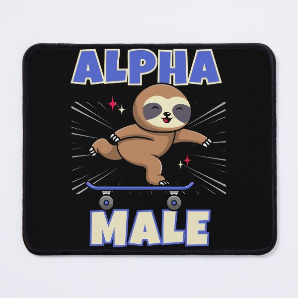 Item preview, Funny Sarcastic Weird Alpha Male Sloth Skateboarding Y2K Gen Z Viral designed and sold by MorningTeeNmore.