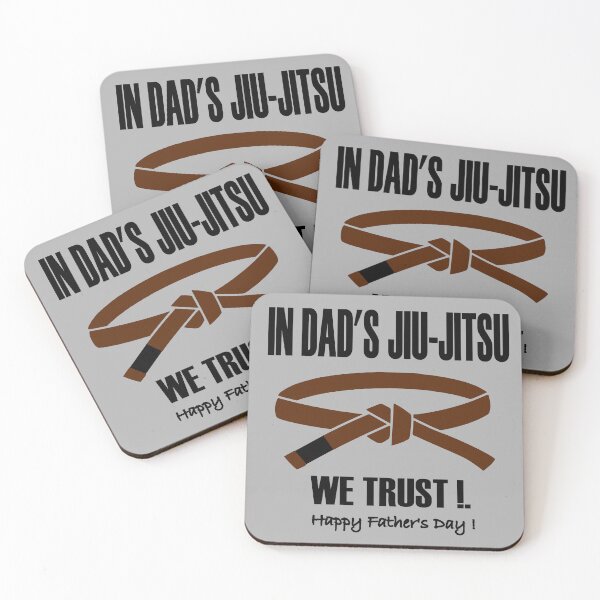 Item preview, In Dad's Jiu-Jitsu we trust - brown belt - GRY designed and sold by LuizSilva1983.