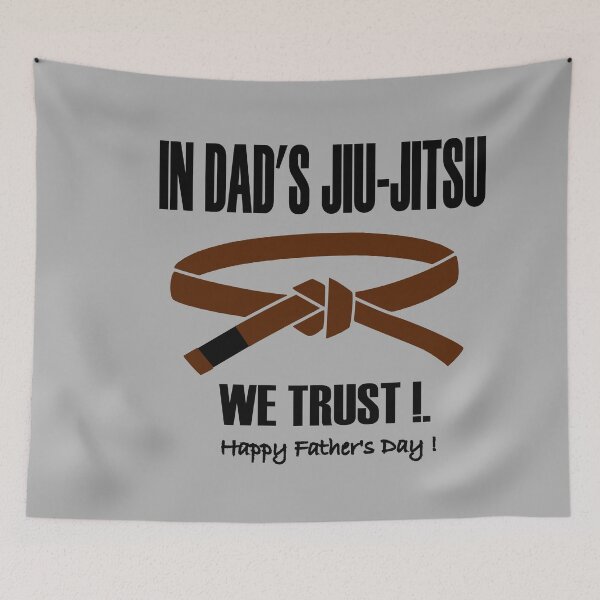Item preview, In Dad's Jiu-Jitsu we trust - brown belt - GRY designed and sold by LuizSilva1983.