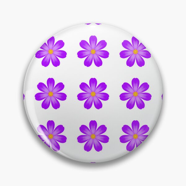Item preview, purple flower fabric pattern designed and sold by Toom289.