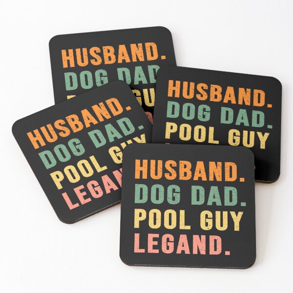 Item preview, Husband Dog Dad Pool Guy Legand  designed and sold by Fatimah Saeed.